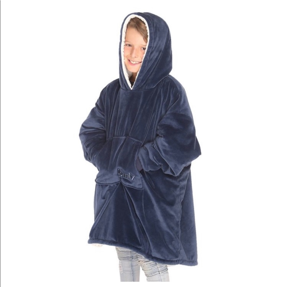 EUC original child’s The Comfy in navy blue